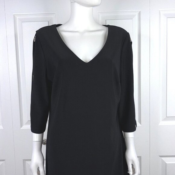 FRANK LYMAN women's black dress size 18 - Picture 3 of 3